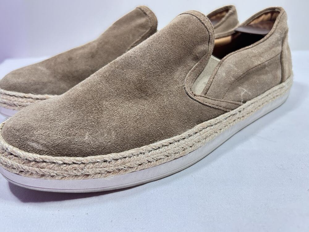Saks Fifth Avenue Mens Suede Espadrilles Slip On Shoes Sz 11